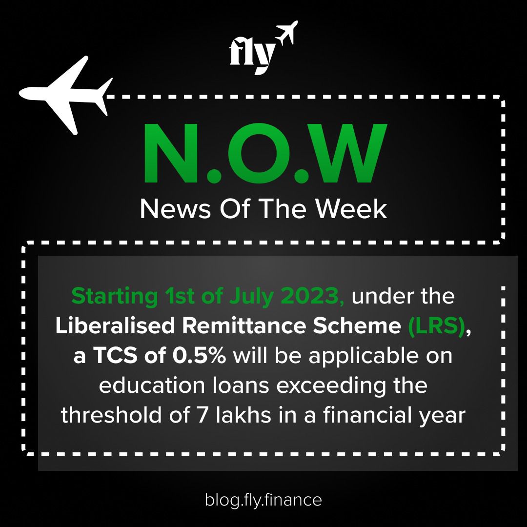flydotfinance's tweet photo. Fly N.O.W #2
0% TCS under 7 lakhs😱
#educationloan #educationloans #flynow #newsoftheday #flydotfinance https://t.co/DMmFU1Andj