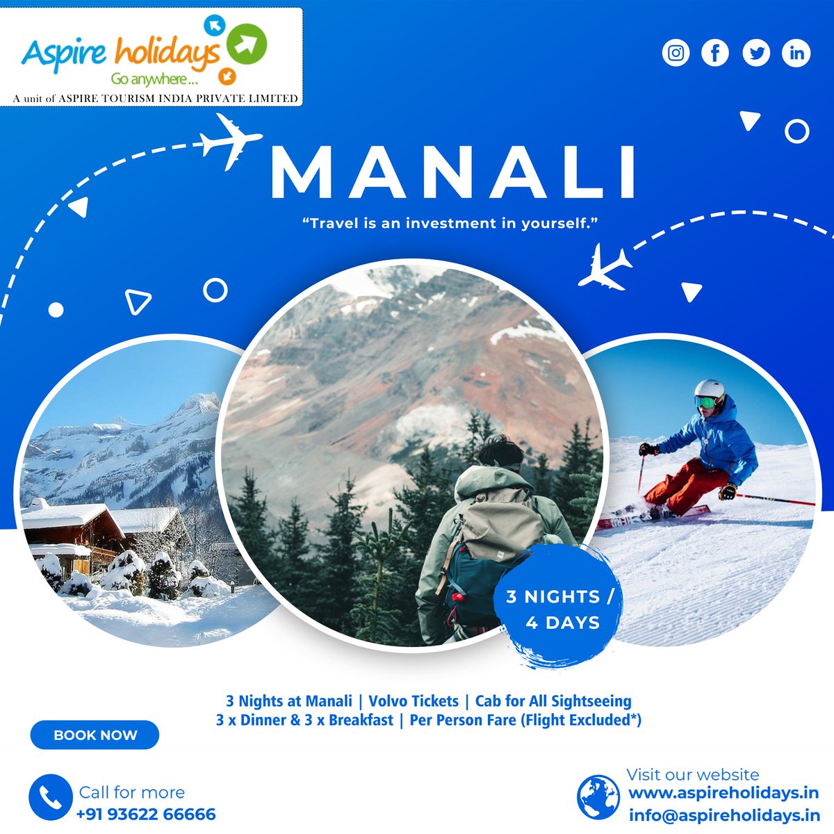 🏔️ Explore the Majestic Beauty of Manali! 🌄#aspireholidays #travelagent #thailand #manalitravel #vacation #tourism #tourguide #college #schools #collegetour #trip #schooltrips #collegelife #tourpackages #psg #snsinstitutions #ppg #uit #cbe #hindustan #kgisl #coimbatore #travel