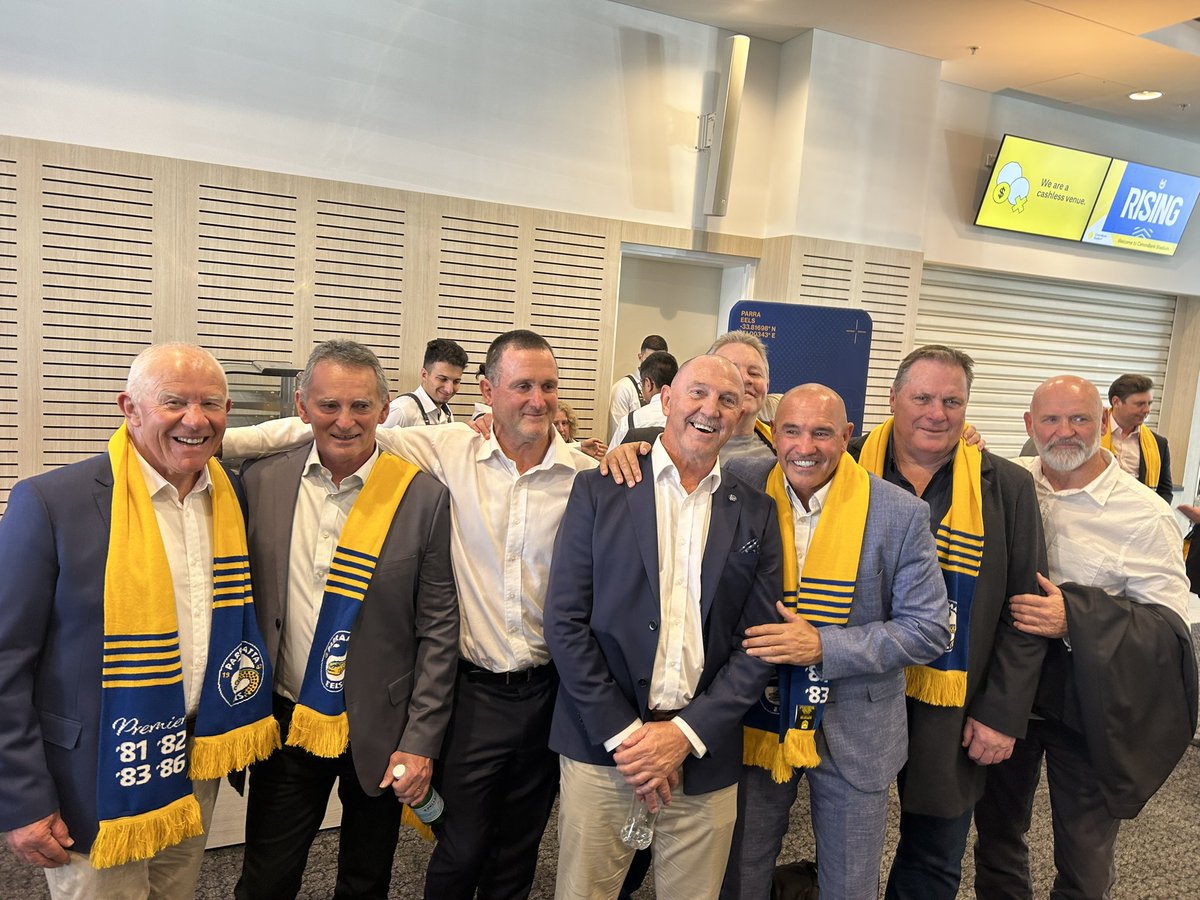 Just a few patrons at the @TheParraEels Premiership Winners luncheon. Celebrating 40th anniversary of the famous 3-peat of 1983 v Manly. 

#PARRAdise #NRLEelsManly