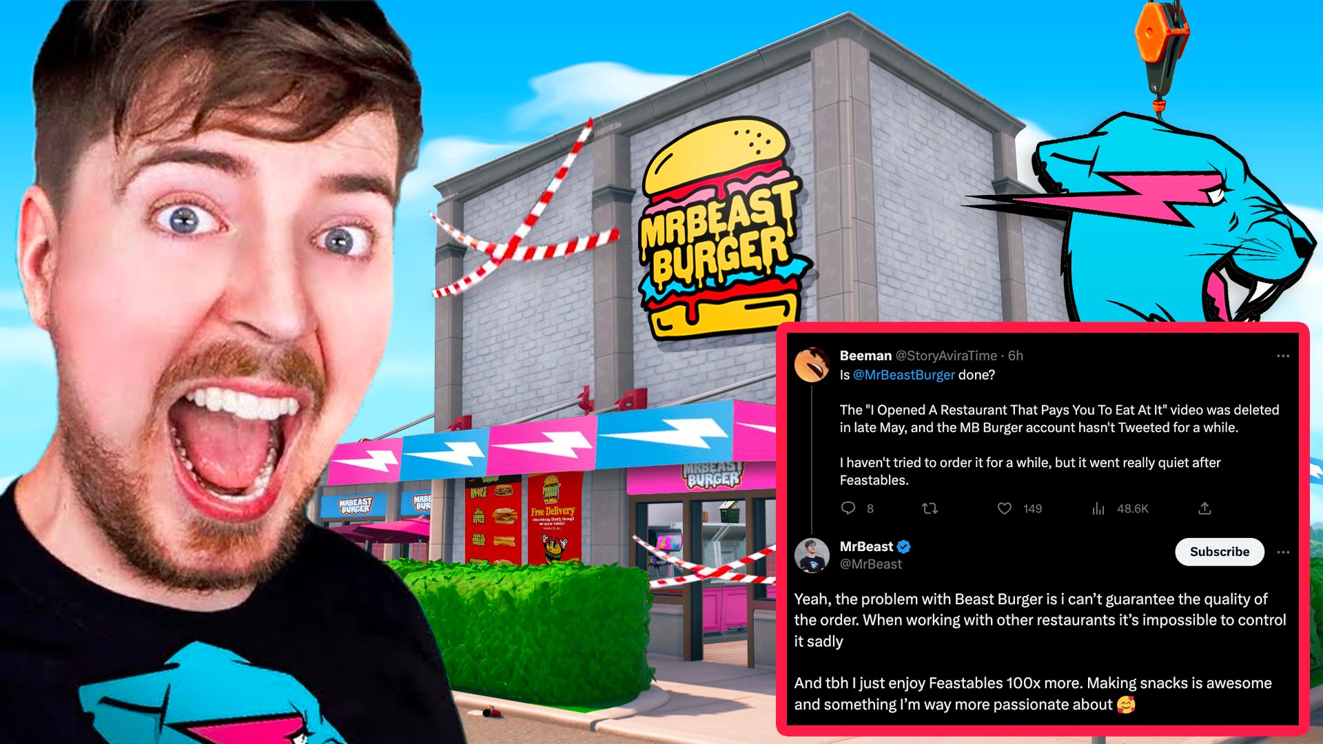 MrBeast Burger trends as Twitter roasts raw & uncooked food - Dexerto