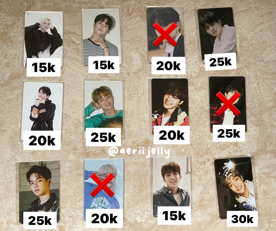 aeriijelly's tweet photo. [help rt/like]

WTS // CLEARANCE SALE

- price ex packing
- bisa nego tipis 
- keep event
- co via shopee
📍dom Jakarta (🇮🇩)

tag. pc photocard treasure, seventeen dino, itzy chaeryong https://t.co/9V9XpOftSk