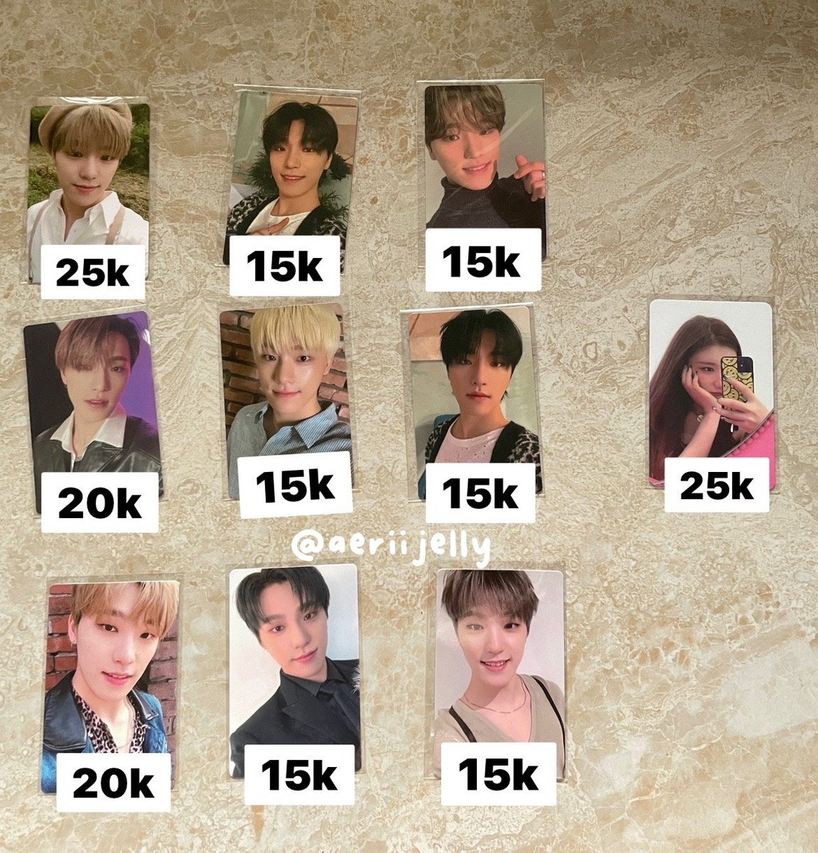 aeriijelly's tweet photo. [help rt/like]

WTS // CLEARANCE SALE

- price ex packing
- bisa nego tipis 
- keep event
- co via shopee
📍dom Jakarta (🇮🇩)

tag. pc photocard treasure, seventeen dino, itzy chaeryong https://t.co/9V9XpOftSk