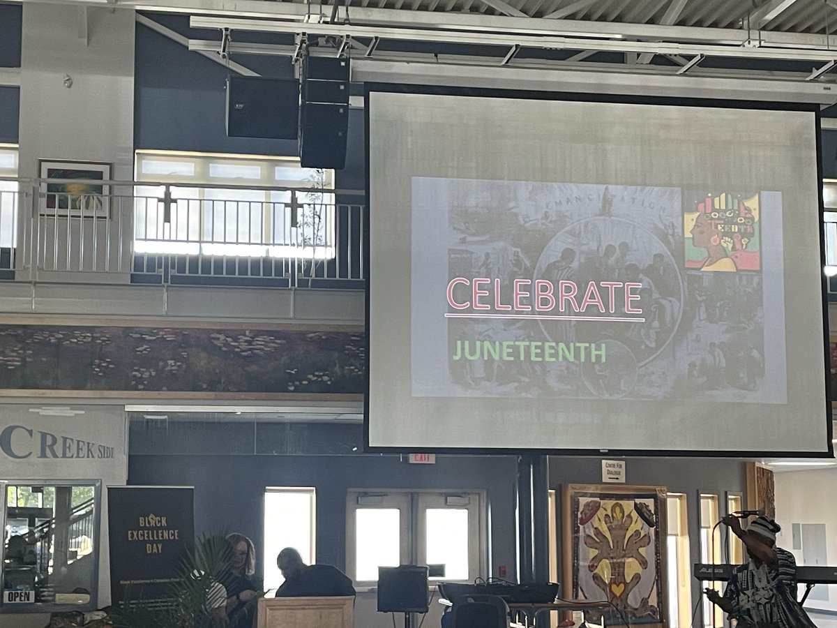 It was an honour to speak on behalf of the BC Educational Leaders Assoc. (BCBELA) to the youth gathered @ByrneCreekCS for the #Juneteenth2023 #CanadianEmancipation celebration ❤️ @BethApplewhite4 @KathrynYamamoto @KennethHeadley @KevinGodden1 @JelksDionte