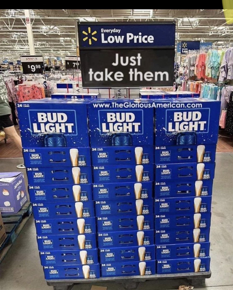 Walmart has updated their sale on Bud Light ⚠️⚠️⚠️