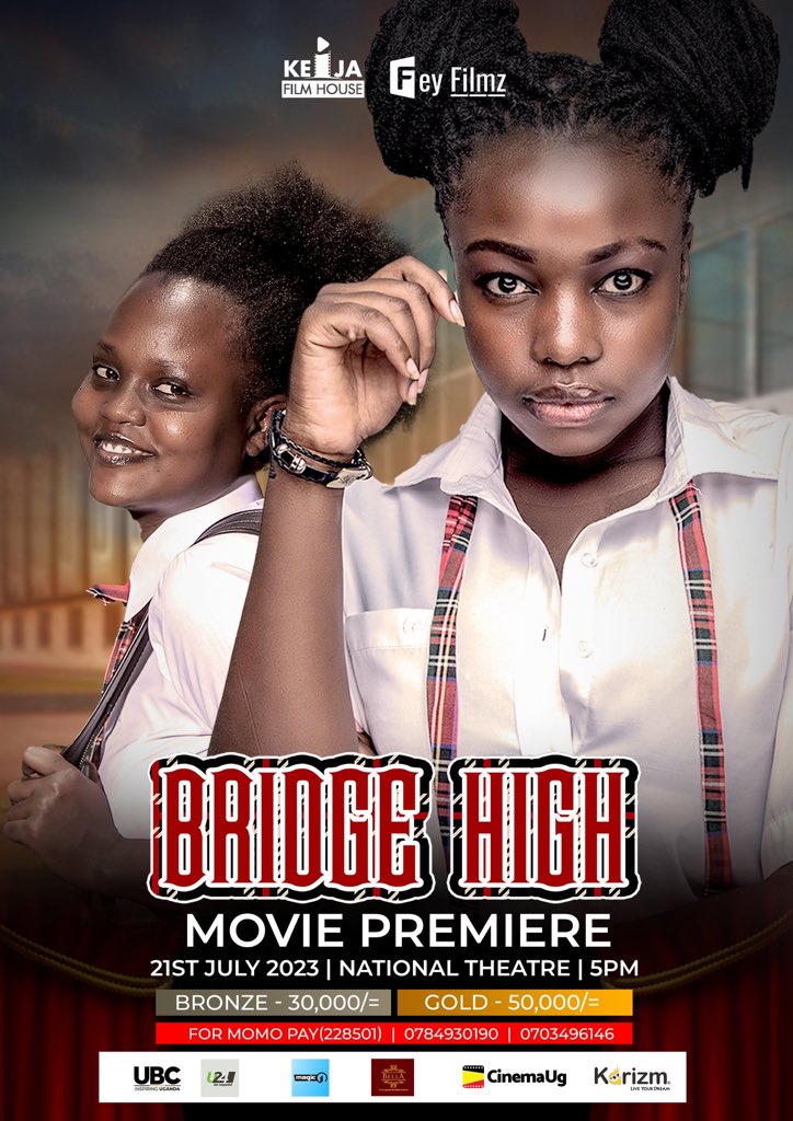 LegitMeA_'s tweet photo. Drama upon drama, breakups, love stories, tension
and so much more.😄😄
GET YOUR TICKET TODAY.
Premiering: 21st July 2023
Venue: @UNCC_UG
Ticket prices:
Bronze: 30,000/=
Gold: 50,000/=
Contact: 0784930190 / 0703496146
Momo payment code: 228501
#BridgeHighSeries https://t.co/PQOfeQQuSg