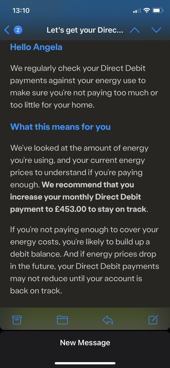£453 gas/elec per month for a 2-bedroom terrace house! Thought the eye watering increased bill of £260.96 was already calculated against use? My man went away for 3 months, how can my energy/gas have increased so much with less useage? #energybills #CostOfLivingCrisis #BritishGas