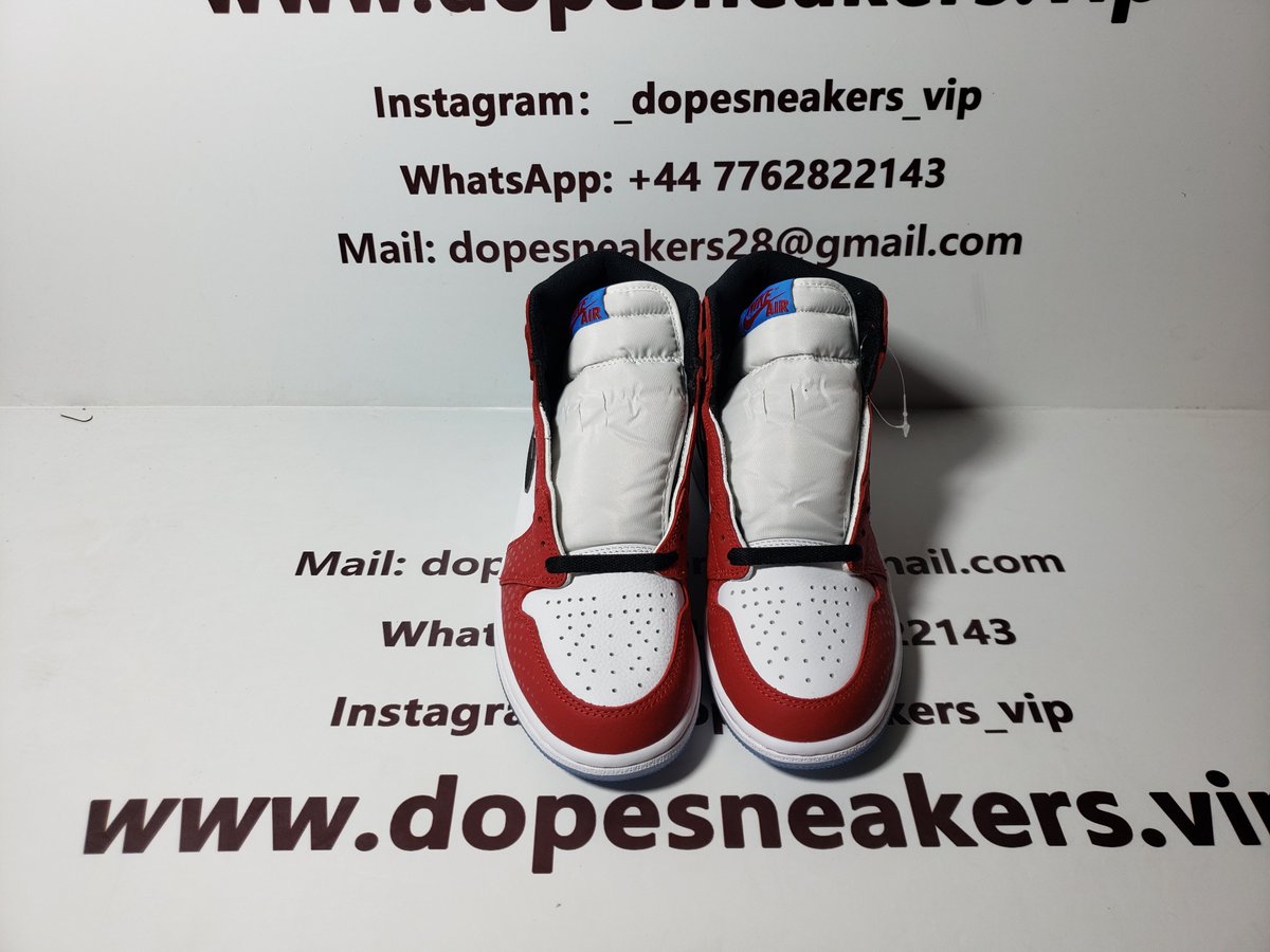 tina_shoes93's tweet photo. dope sneakers-Air Jordan 1 Retro High Spider-Man Origin Story 555088-602 #dopesneakersvip #dopesneakers #dopesneaker https://t.co/xnPi6e5jD4