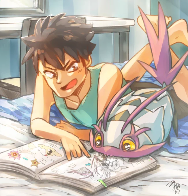 今日めちゃくちゃ暑いからグズマさんとグソクムシャ上げておきますね。夏になるとこのイラスト毎年あげてますね。 I post again those team skull baddy's fanart,Guzma and Golisopod. I post and post them every summer season. I love both guys #グズマ #グソクムシャ #Guzma #Golisopod