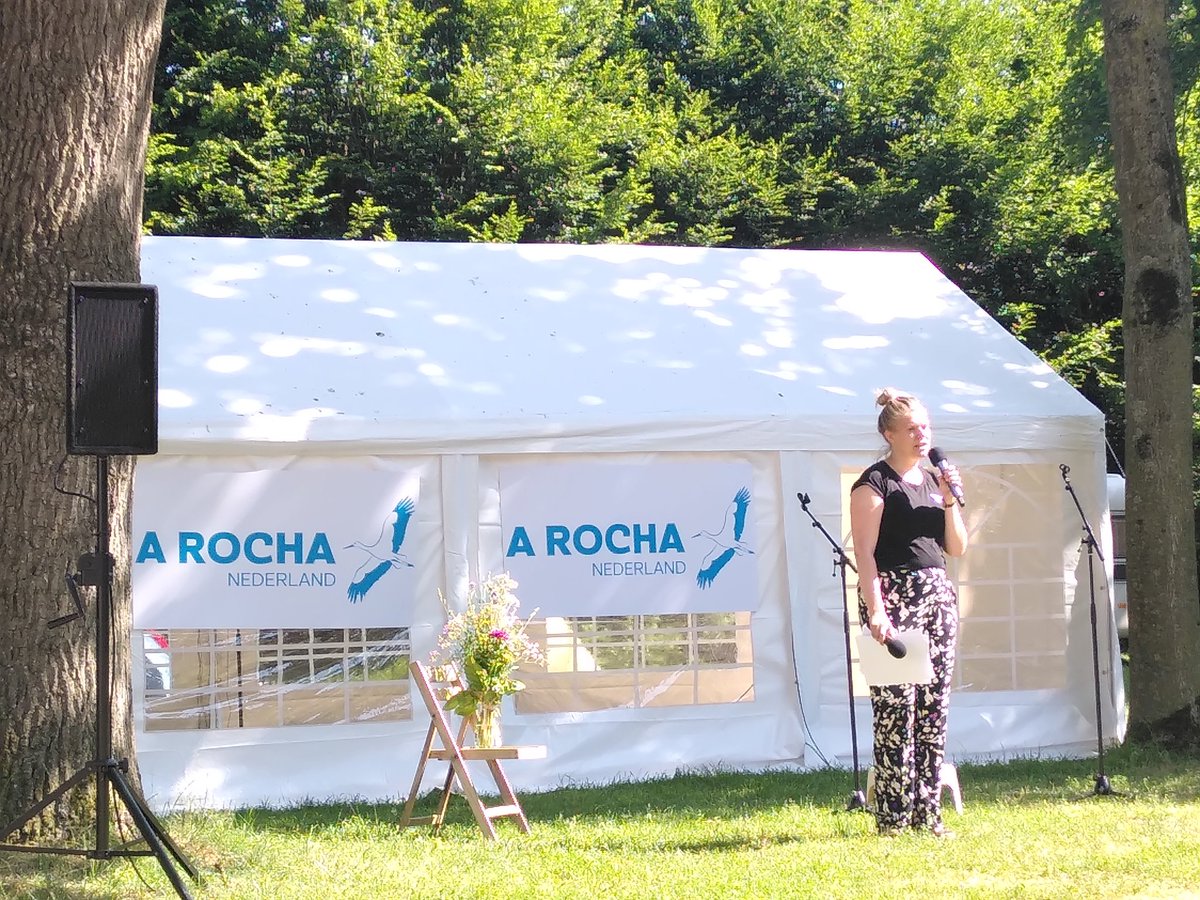 Zonnige start van het A Rocha weekend <a href="/ARochaNL/">A Rocha Nederland</a>
#zorgvoordeschepping