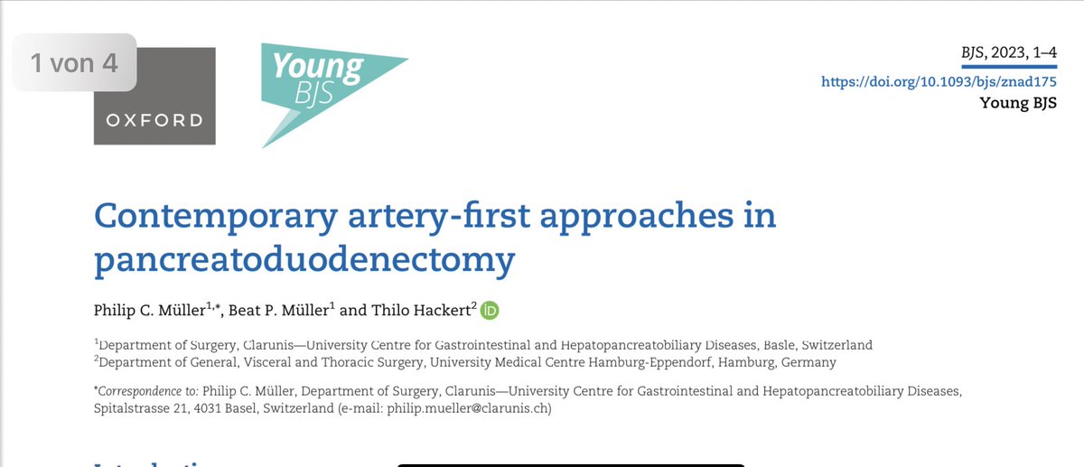 💥Contemporary artery first approaches in PD summarized for <a href="/young_bjs/">Young BJS</a> 

⁉️What is your favorite approach to the mesenteric vessels?

🙏🏼grateful for the opportunity <a href="/BJSurgery/">BJS</a> and <a href="/young_bjs/">Young BJS</a> 

🔑open access
academic.oup.com/bjs/advance-ar…