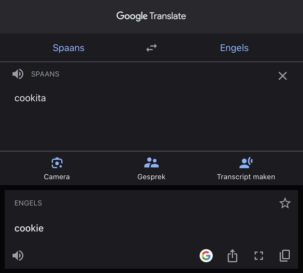 @MentalBreze885 Apparently it's supposed to be 'Cookita' (which apparently translates to 'cookie') and not 'Cuquita'.

Still, they could've called her simply 'Galleta' (a much more common Spanish word for 'cookie') instead of using a word that sounds like a slur for 'cockroach' or 'c*nt'
#Primos