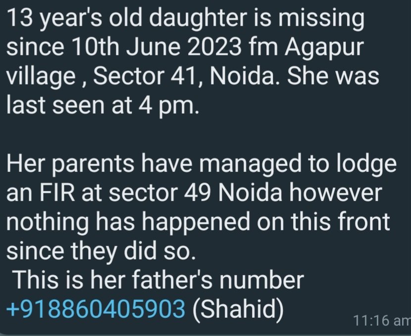 sanjaygabaINC's tweet photo. अहंकार में डूबी योगी सरकार और उनकी बुलडोजर पुलिस से निवेदन इस छोटी सी बच्ची को ढूंढो, fir है,पर नोएडा पुलिस नकारा साबित हो रही है बुलडोजर चलाने में जितना मजा लेते हो उतना काम भी किया करो मुसलमान हैं पर भारतीय है ढूंढो
@INCIndia @RahulGandhi @uditraj @SupriyaShrinate @Pawankhera https://t.co/lZCjGnIYva