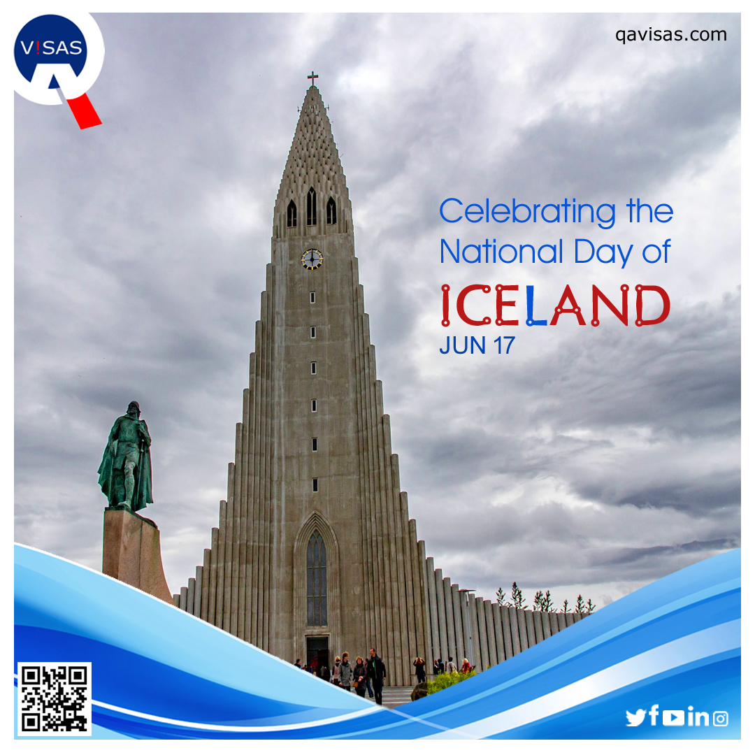 National Day wishes to the people of #Iceland

#IcelandNationalDay #NationalDay
#Reykjavík #Iceland #qavisas #AlQabasAssurex @MFAIceland @IcelandDevCoop @iceland
@visiticeland