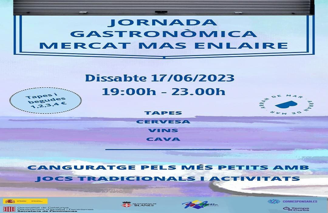 Blanes_cat's tweet photo. Avui dissabte, de 19 a 23 h, #2aJornadaGastronòmica al #MercatAbastamentsMasEnlaire amb tastets cuinats i preparats amb productes #Kilòmetre0 a #preuspopulars. Hi haurà #ServeiCanguratge amb #Jocs Tradicionals i l'Animació de #GilRatataplam
#gastronomia
#Blanesarrandemar https://t.co/LjjRGHzH76