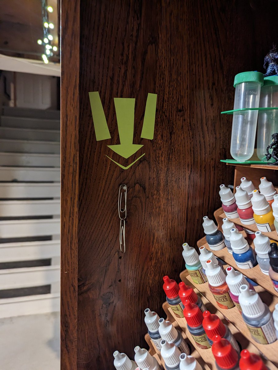 I just accidentally created a piece of environmental storytelling for when my home is inevitably explored by an  RPG protagonist.