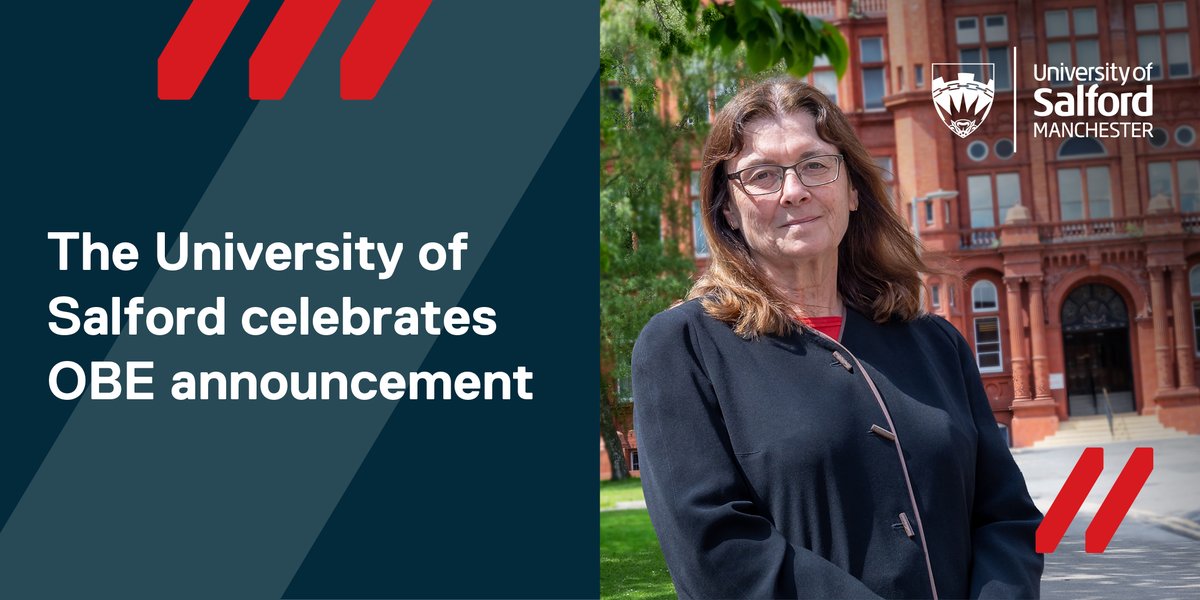 SalfordUniNews's tweet photo. A proud day for @SalfordUni 🤩

Today we can announce our Vice-Chancellor Professor Helen Marshall has been awarded the Order of the British Empire (OBE) in King Charles’ 2023 Birthday Honours list

More here 👉 https://t.co/UOA9QvbzLd https://t.co/wTyz4OjWro