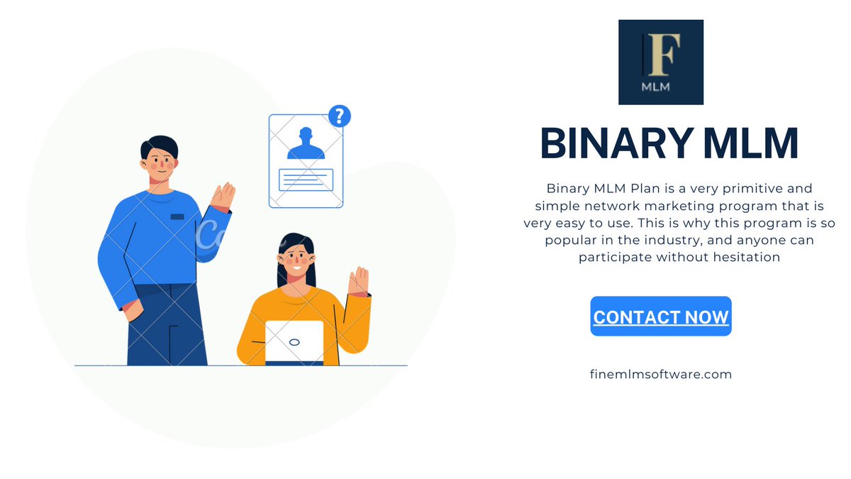FineMlm42105's tweet image. Binary MLM Software is a specialized software solution tailored for businesses operating under the Binary MLM plan. #binarymlmsoftware #unilevelmlmsoftware #investmentmlmsoftware #bestmlmsoftware #matrixmlmsoftware #bestmlmdevelopers #mlmdevelopemntcompany #mlmsoftware