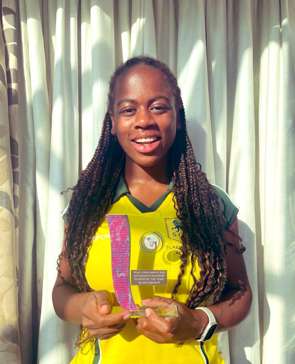 SurreyNetball's tweet image. A very well-deserved congratulations to Olivia who has been awarded the U.15 County Academy Player of the Year
🏆🏆🏆🏆🏆🏆🏆🏆🏆🏆🏆🏆🏆