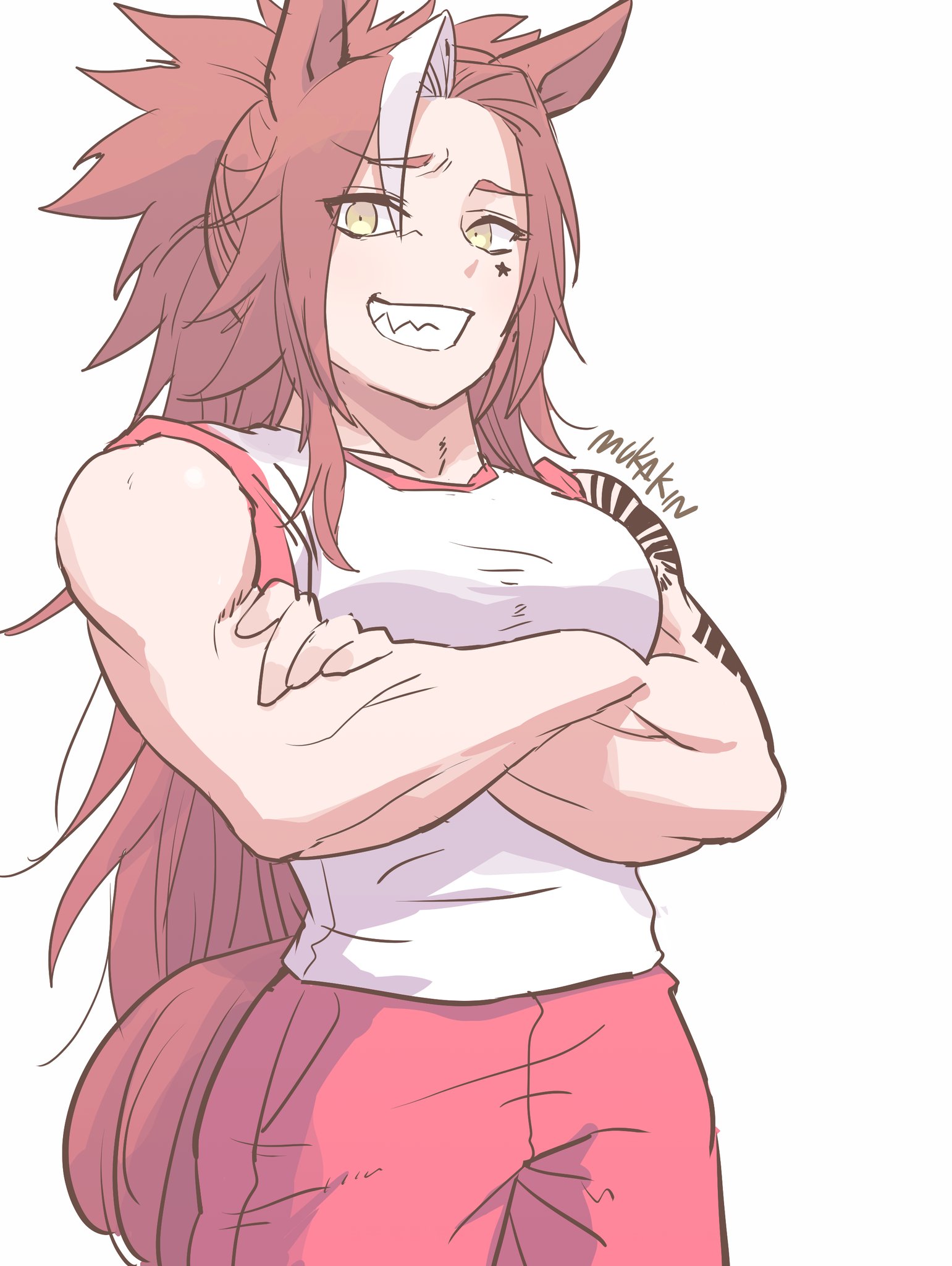 ユーモラスな筋肉イラスト 筋肉 #イラスト #illustration #muscle