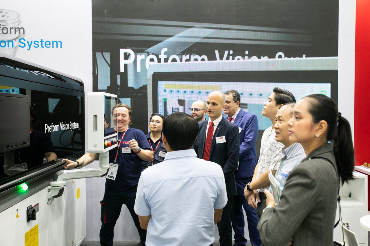 SacmiImola's tweet photo. It’s been so rewarding to be here at #ProPakAsia and share our enthusiasm and #rigidpackaging and #beverage projects with you all!
Continue to follow us!
#SACMI #propakasia #propakasia2023 https://t.co/fFOrytN8oD