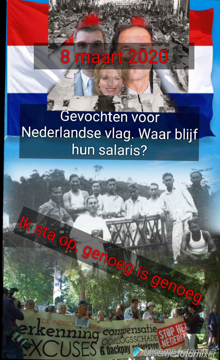 BernadetteGrond's tweet photo. @couzijn_queenie @Vera_Bergkamp @2eKamertweets @MinPres @SigridKaag @WBHoekstra @mirjambikker @DefensieMin @koninklijkhuis @peggystein @IndischeKwestie https://t.co/AJKWuXASRg