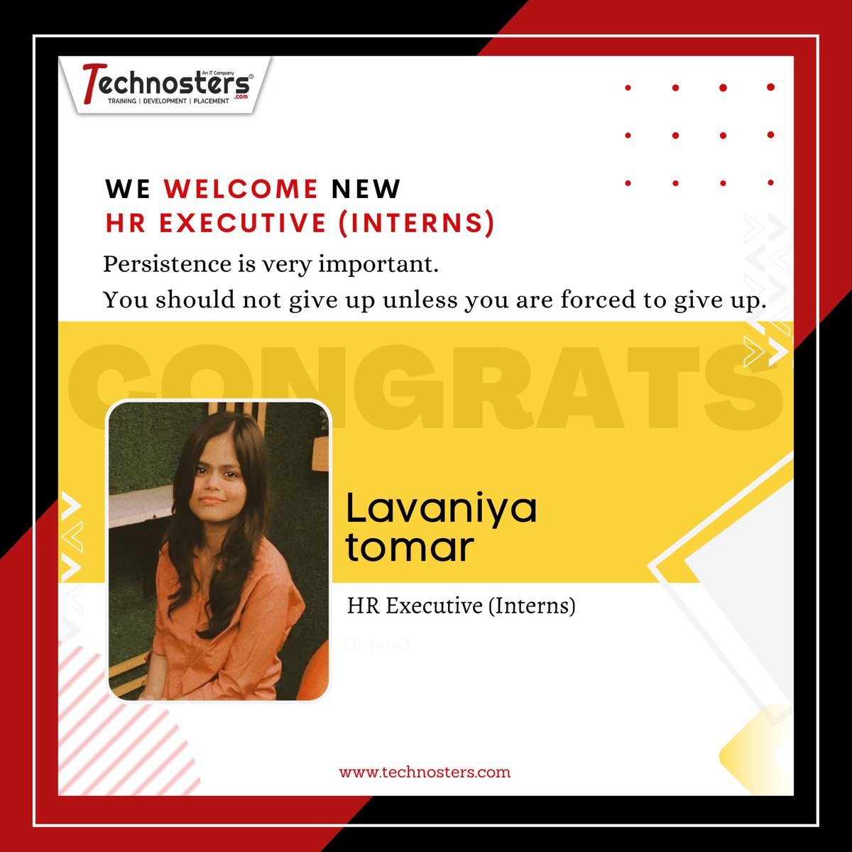 technosters's tweet photo. This is an awesome time for @technosters_pvt_ltd, and extremely Delighted 😊. @its_lavanya22_ as our #hrexecutive ...

WE look Forword to working 🤝 and Growing Together!

welcome to Onboard👍.
Have a Great Start❤️!

#lifeattechnosters #newjoinner #welcome #office #lifeforever https://t.co/CbEElrFGv9