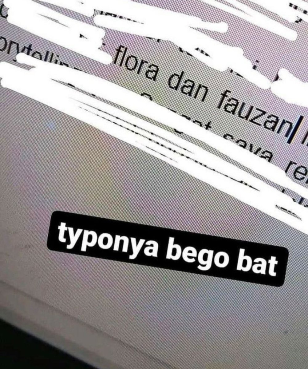 KUMPULAN TYPO BIKIN NGAKAK

a thread