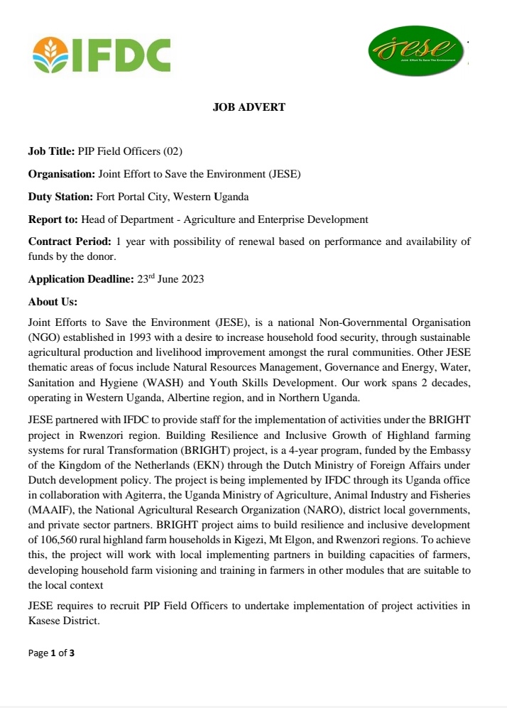 Joint Effort to Save the Environment -JESE tweet media
