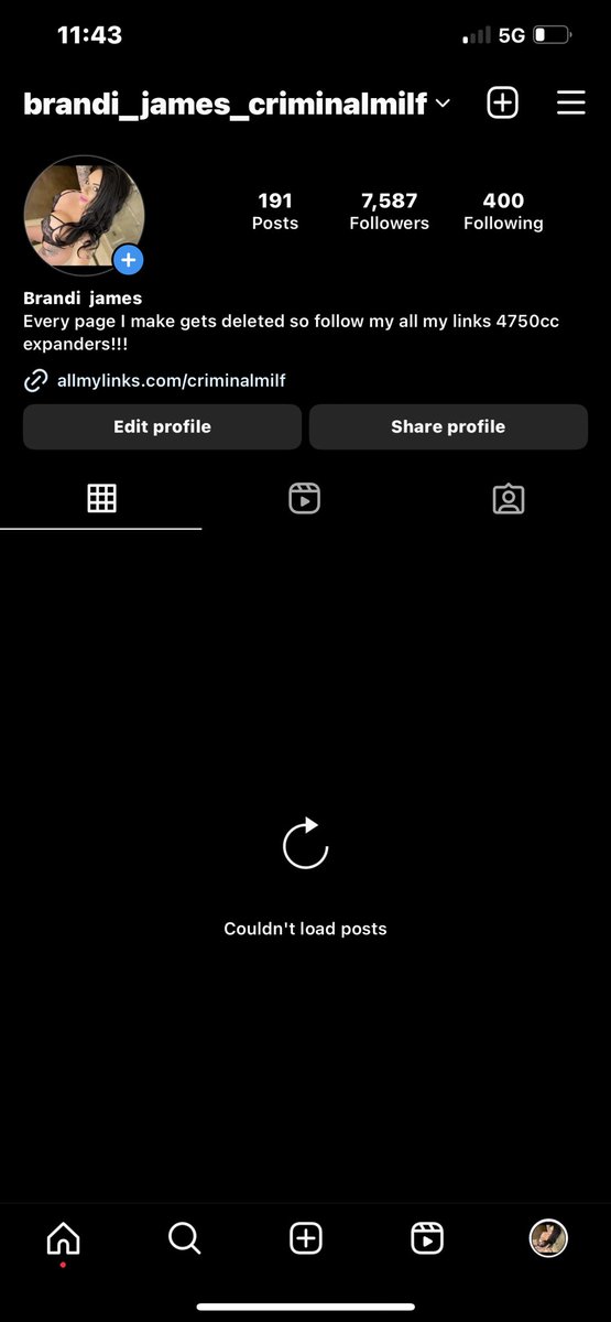 criminal_milf on Twitter: "My ig page was deleted as I just got from a fill tonight ! Yayy me