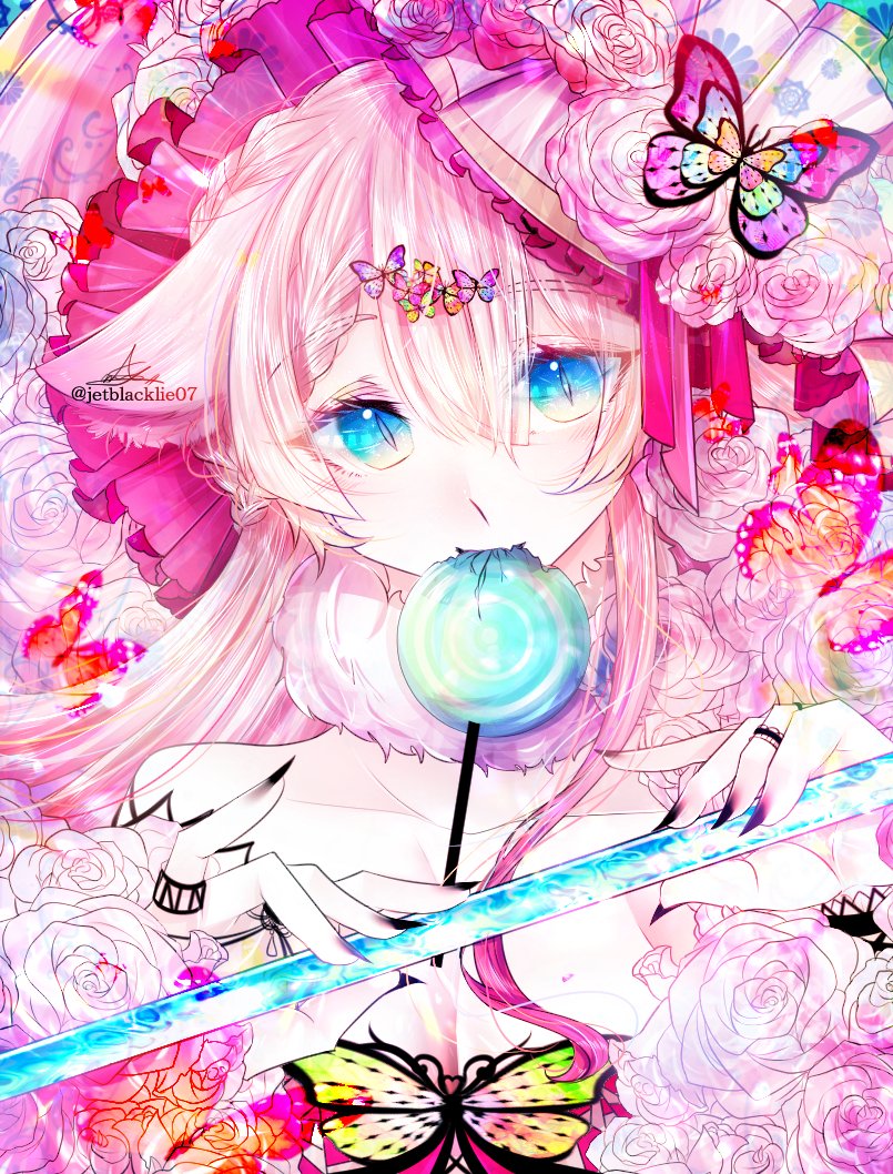 「#あなたのぴんく色の作品を見せてください ぴんくで描くの楽しい」|雨音のイラスト