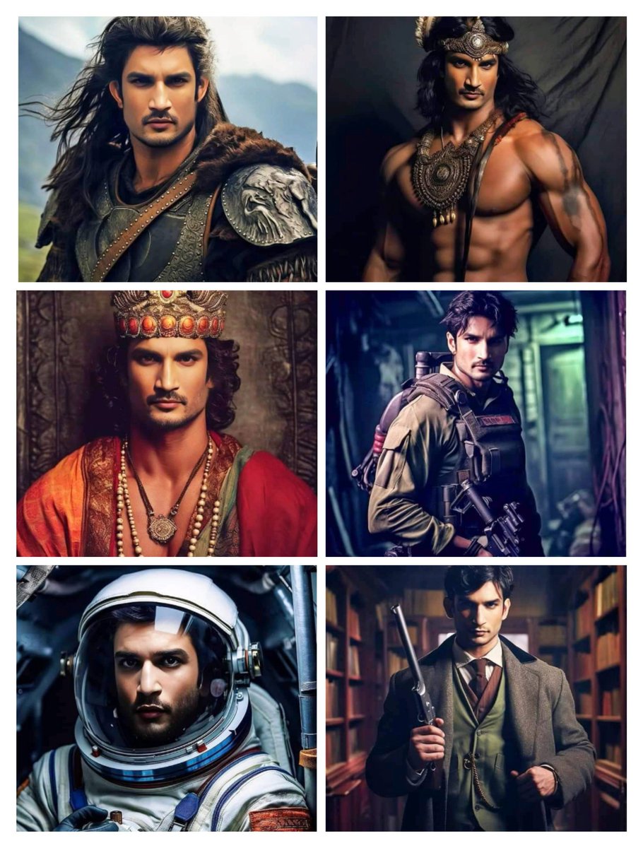 MadhumitaroyC's tweet photo. CBI Break Silence In SSRCaseHis Amazing New Looks 🤩😍

One of his fan Nehal Mamdouh hs shard these amazing pics of our Brave Warrior Sushant Singh Rajput as if he is ready to crush all Evils

❤ Nehal Writes 
"How A Wonderful Album For Our Hero Sushant
Imagine As If He With Us " https://t.co/fypfVhvyPL