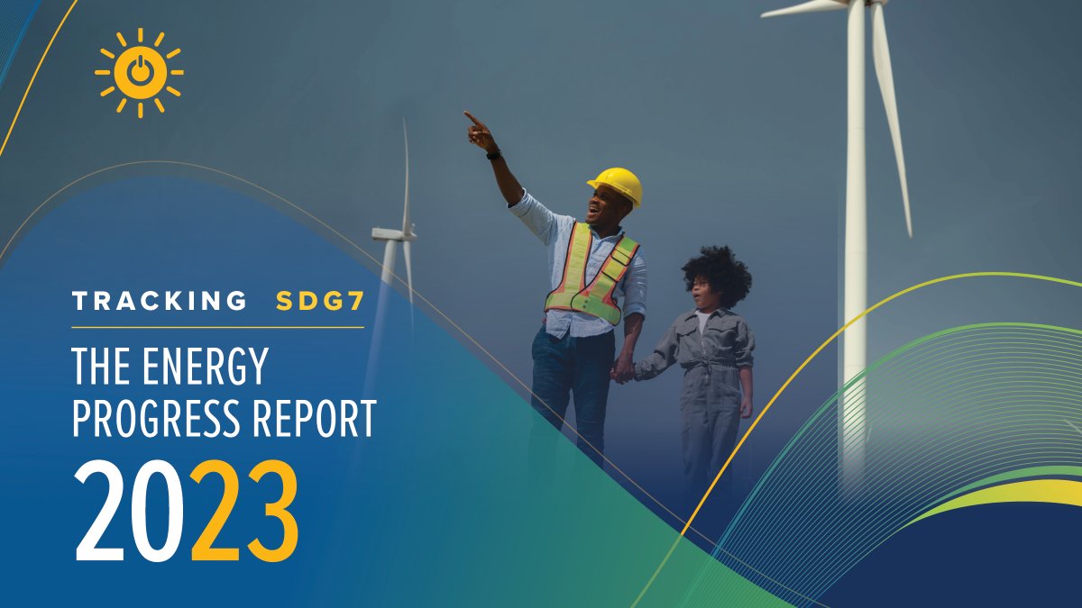 Is the world on track to reach #SDG7 on universal access to energy by 2030?

@IEA, @IRENA, @UNStats, @WBG_Energy & @WHO released their annual #TrackingSDG7 Report Find more about the new publication here ➡️ wrld.bg/cuhn50OQIY7