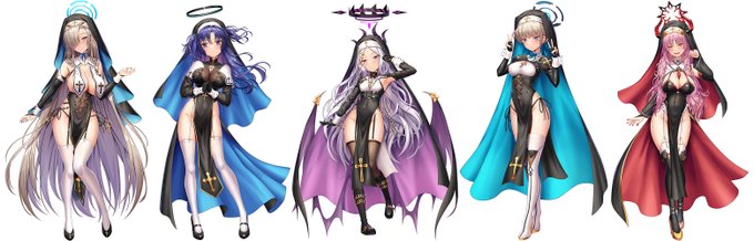 シスター ٩(◦`꒳'◦)۶
#ブルーアーカイブ 