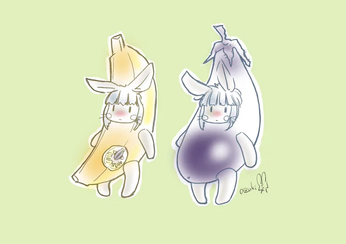 バナナナチとナスナナチ  #メイドインアビス #miabyss 