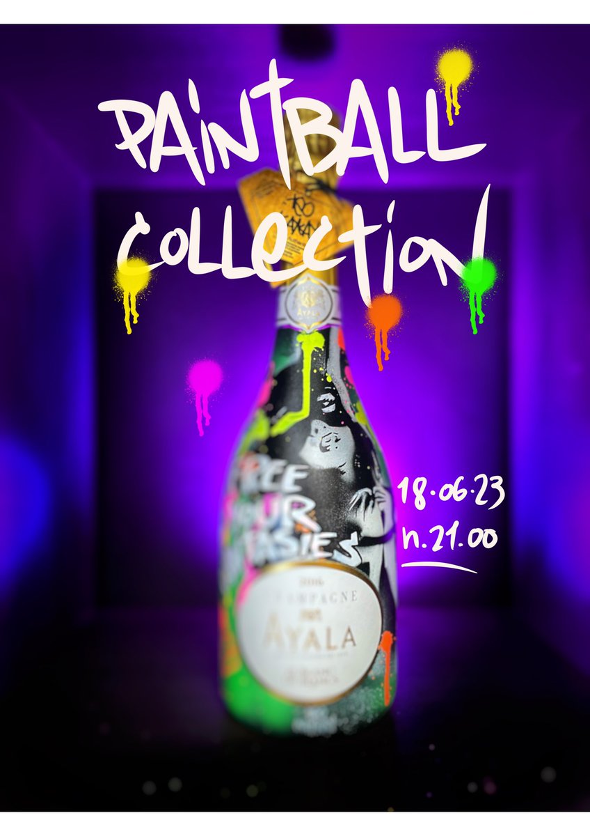 Tomorrow - 18.06.23 h21.00
#champagne #Abstract #art #modernart #artgallery #arte #teokaykay #ArtistOnTwitter #artwork #customized #paintingoftheday #graffiti #streetart #champagneart #wineart