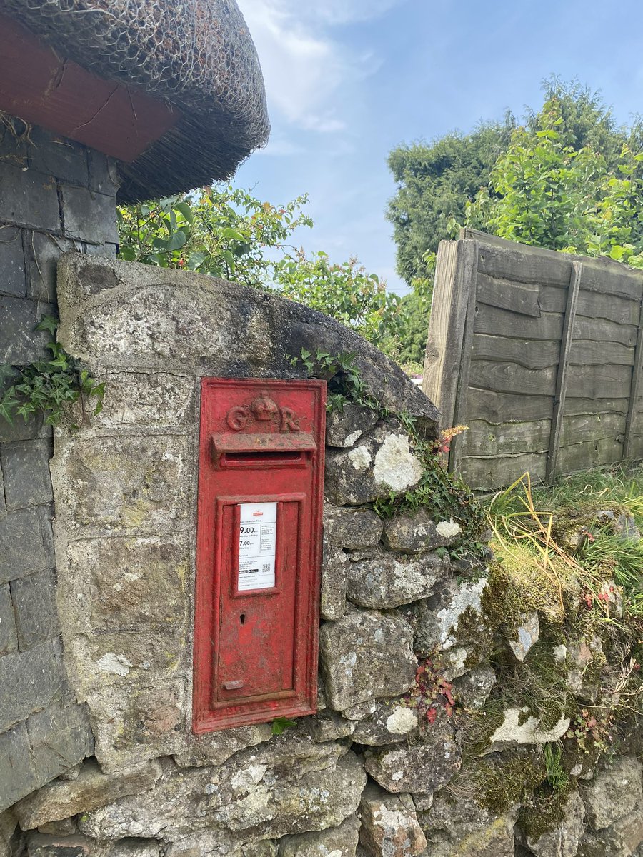 Two from the moor for #postboxSaturday Widecombe way.