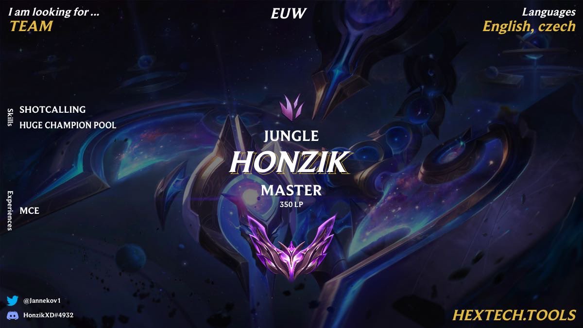 Heya I’m LFT contact me via twitter/dc
Open to any try-outs