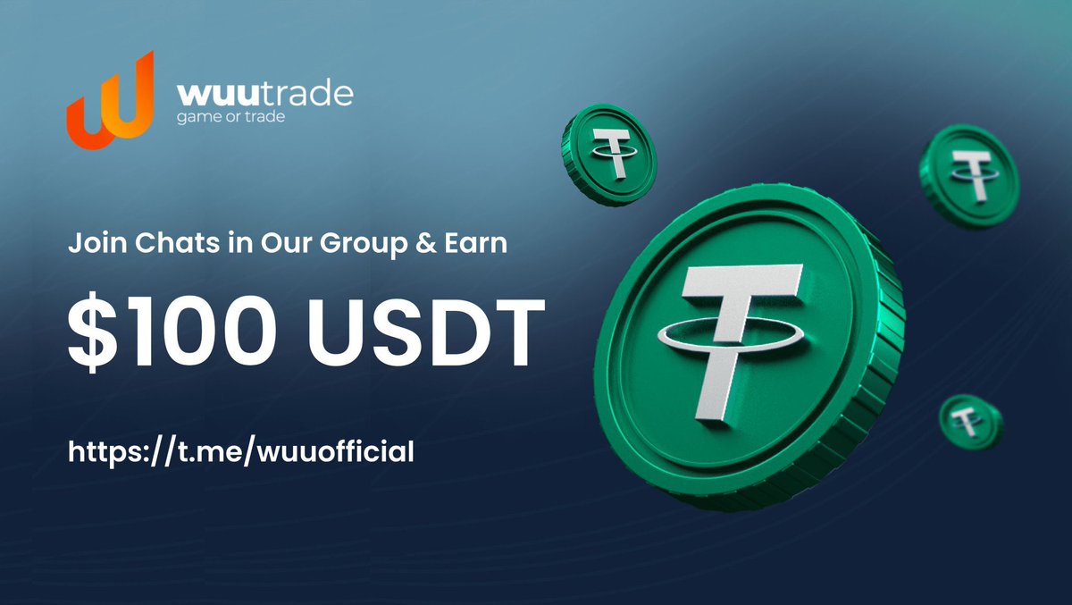 $75 ! Draw in 8 Hours ⏳

$35
🩸Retweet + Follow @WuuTrade 

$40
🩸Join Telegram👇
t.me/wuuofficial ( proof )

——————————————-

🎁 Join the Chats in Our Group, Earn $100 every week
t.me/wuuofficial

>>Be the most active you and win prizes every week. We use software…
