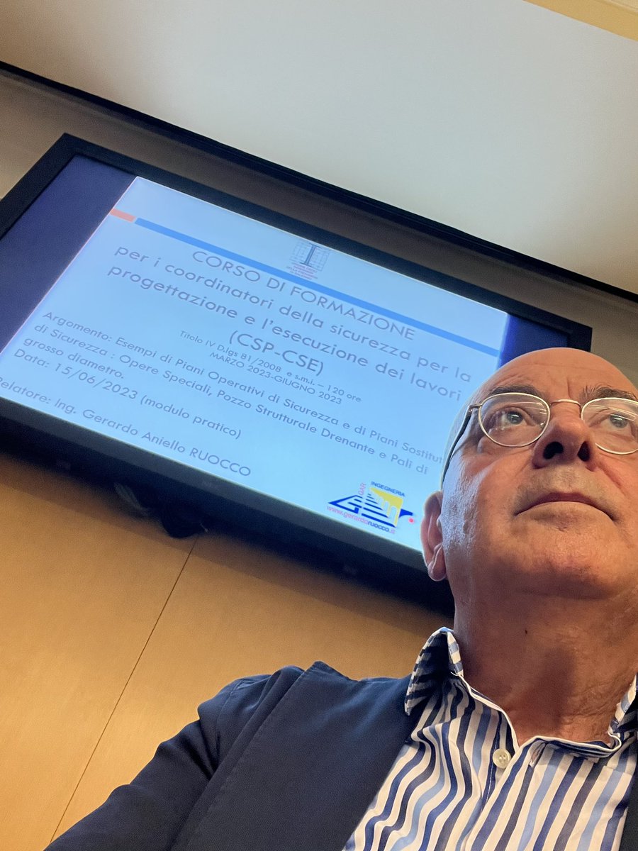 GerardoRuocco's tweet photo. #OrdIngSa #Sicurezza https://t.co/3552UaJKql