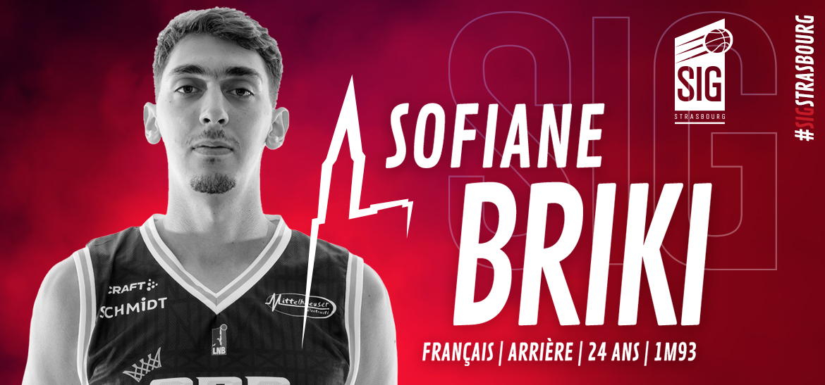 🚨𝗔𝗟𝗘𝗥𝗧𝗘 𝗥𝗘𝗖𝗥𝗨𝗧𝗘𝗠𝗘𝗡𝗧🚨

✍️La SIG Strasbourg annonce la signature pour une saison de l’arrière Sofiane Briki (24 ans – 1m93), qui évoluait la saison passée à  <a href="/basket_asa/">Alliance Sport Alsace</a> 

📰Communiqué ⤵️
sigstrasbourg.fr/2023/06/sofian…