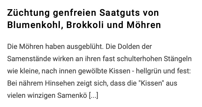 LudgerWess's tweet photo. Breaking News: Dem Bio-Landbau ist erstmals die Herstellung von "genfreiem Saatgut" gelungen. Wo keine Gene drin sind, kann auch nichts mehr manipuliert werden!  #Gentechnik #genfrei #Biolandbau https://t.co/Jw7zJNQ207