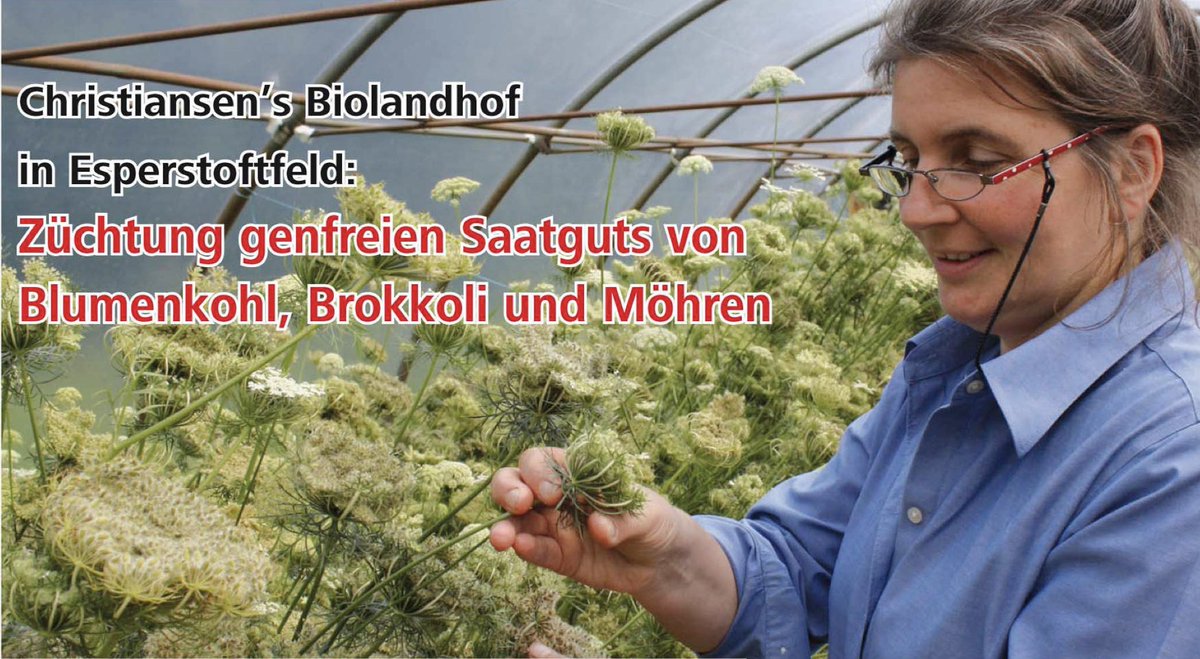 LudgerWess's tweet photo. Breaking News: Dem Bio-Landbau ist erstmals die Herstellung von "genfreiem Saatgut" gelungen. Wo keine Gene drin sind, kann auch nichts mehr manipuliert werden!  #Gentechnik #genfrei #Biolandbau https://t.co/Jw7zJNQ207