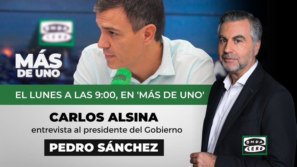 jcenrique's tweet photo. El lunes a las 9.00 hay que poner la radio, amigos. https://t.co/Ds4tBHJ86h