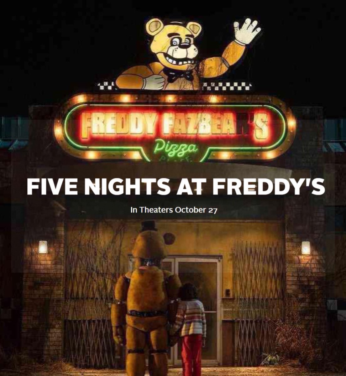 FNAFMovieUpdate's tweet photo. only 132 days left 
#fnaf #fnafmovie https://t.co/Vcdt14Luhh