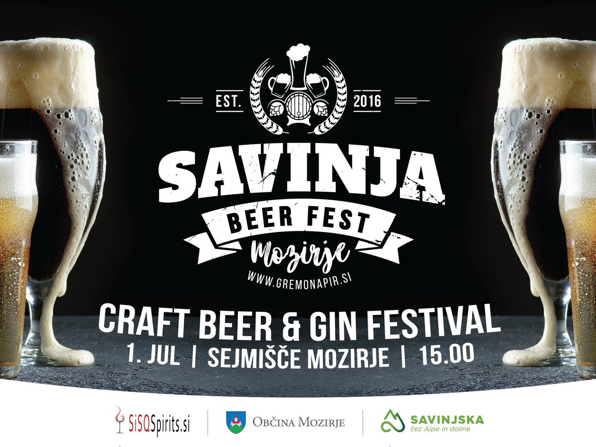 sprememba's tweet photo. Savinja Beer Fest | Mozirje | 1. julij 2023 https://t.co/HGR6d47bui