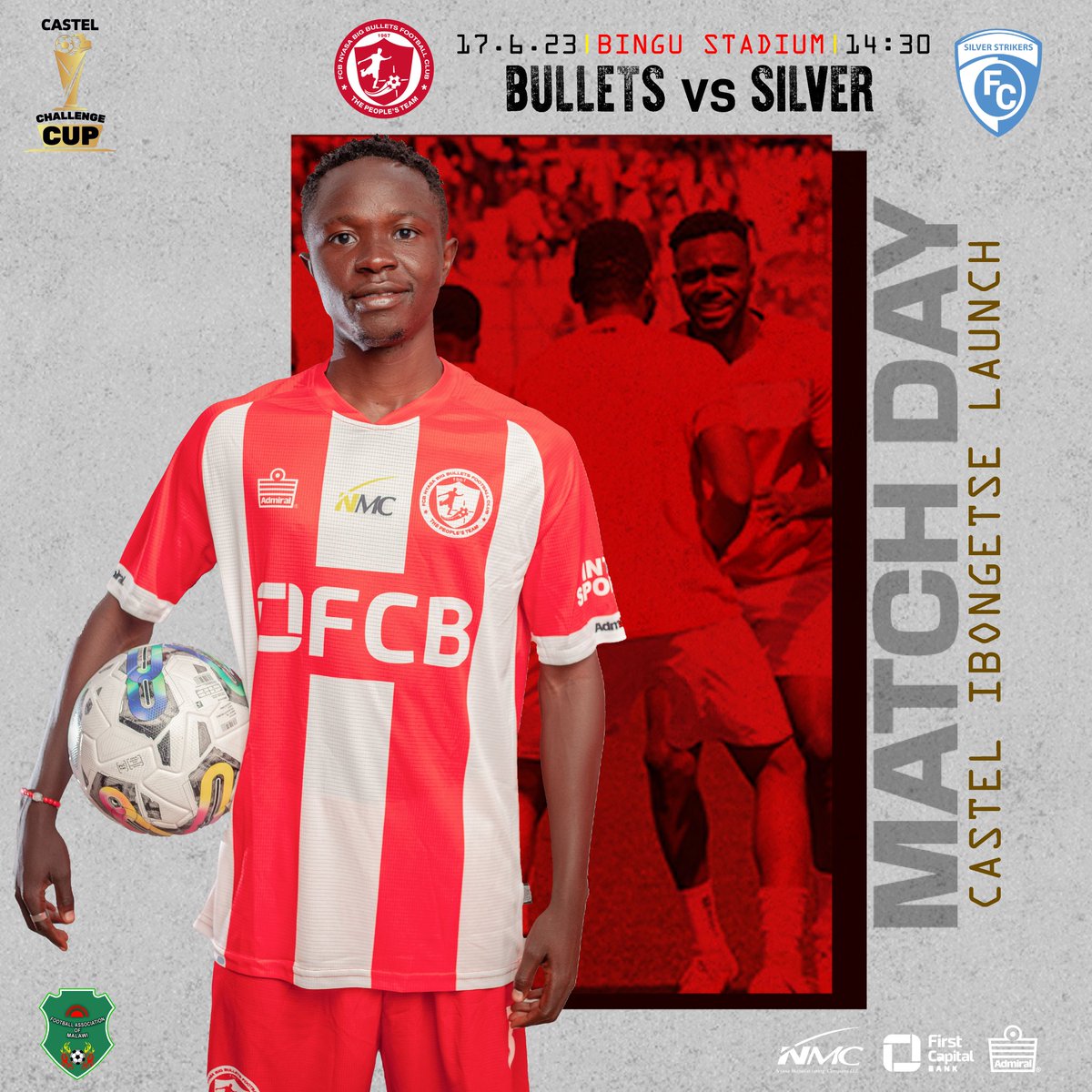 nyasabigbullets's tweet photo. It's Gameday in the capital. #Maule tiyeni tikaIBongetse!
#FCBNyasaBigBullets #CastelCup #ThePeoplesTeam https://t.co/siXK6zUhld