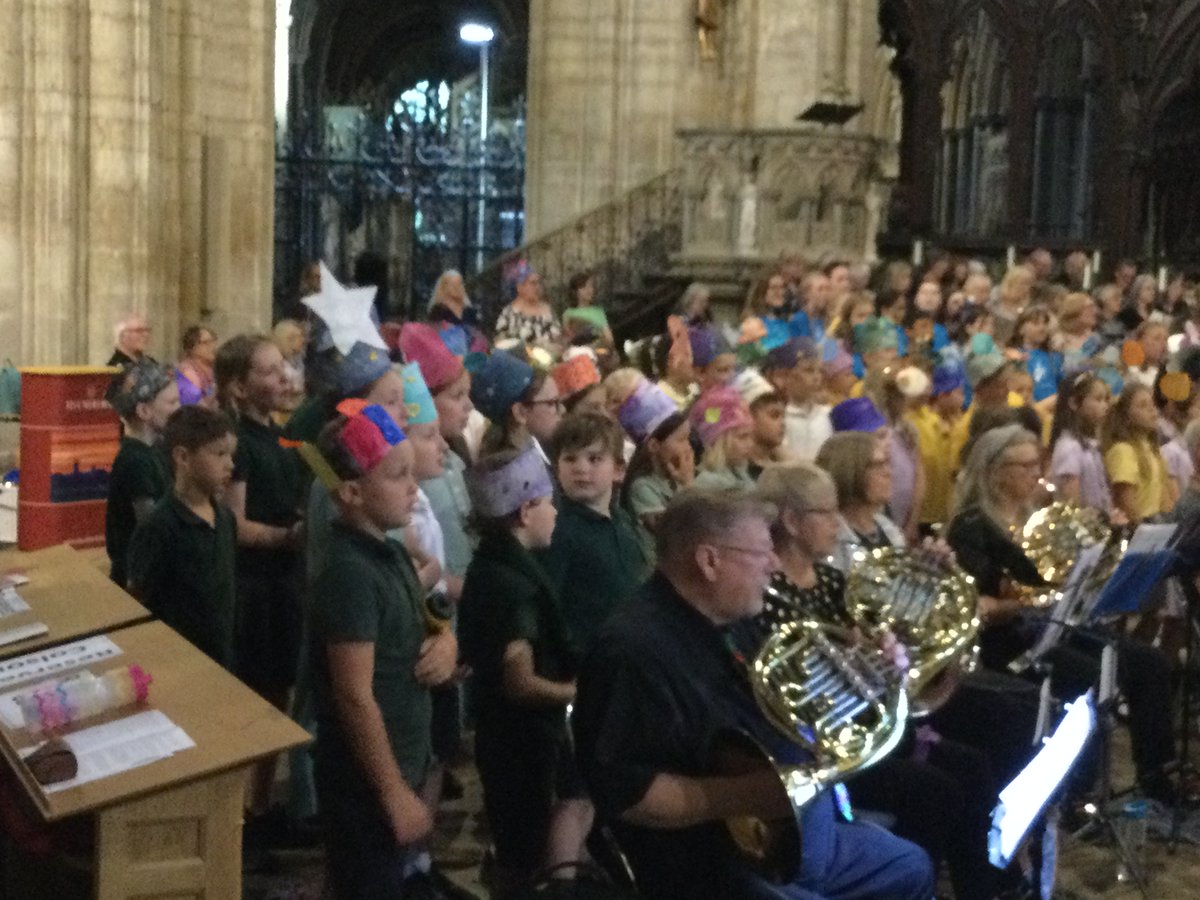 Well done to our amazing KS2 singers at The Space Community Concert for Ely Arts Festival last night - it was out of this world!