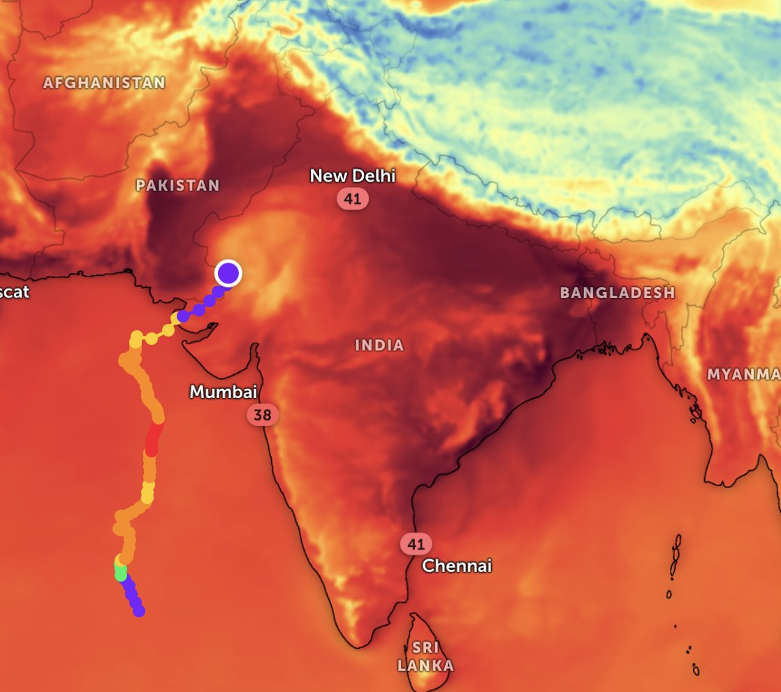 It hit 46C in Tuni India yesterday. Around half of the world's agricultural output comes from irrigation, where water is brought to crops from external sources. Unfortunately, these sources, including groundwater, are rapidly depleting due to recurring heat waves every year.