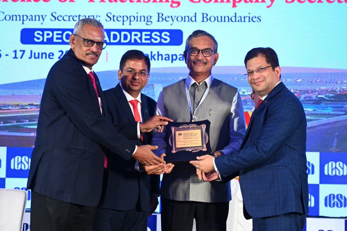 icsi_cs's tweet photo. 24th National Conference of #PCS Special Address - Expectation of Judiciary from Institutions and Professionals & Practical Tips for professional expertise #ICSIPCS @g20org @AmritMahotsav https://t.co/BWoMPZ7Y2R