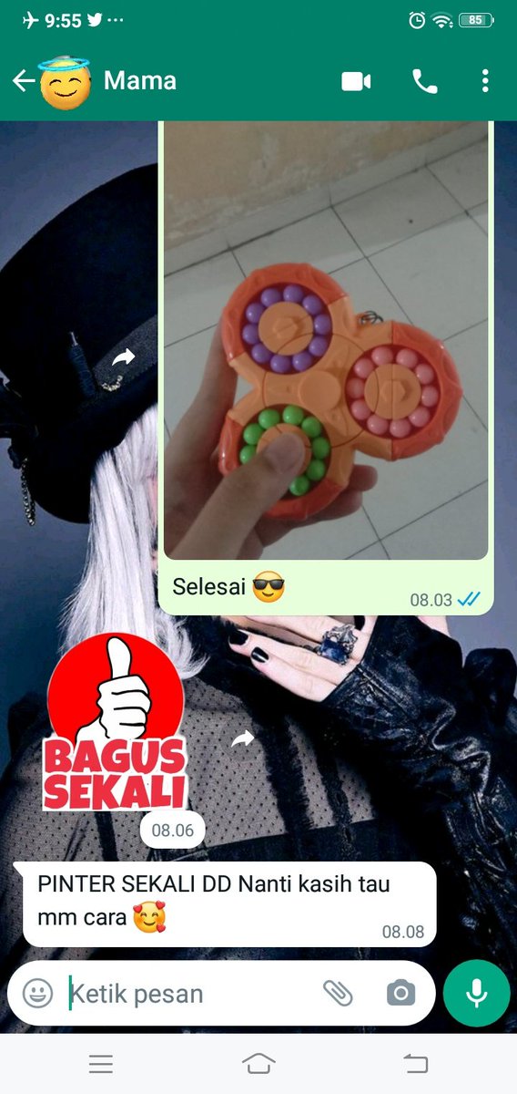 siwatzdn's tweet photo. Gemes bgt responnya 😭😭😭 mak gue lupa kali ya kalau gue udh 20 https://t.co/vwFREtHzg9